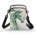 thumbnail image 1 of HELLHERO Marble Texture Pattern Women Shoulder Bag for Men, Women Double-layer Crossbody Small Bags Polyester Adjustable Strap, 1 of 7