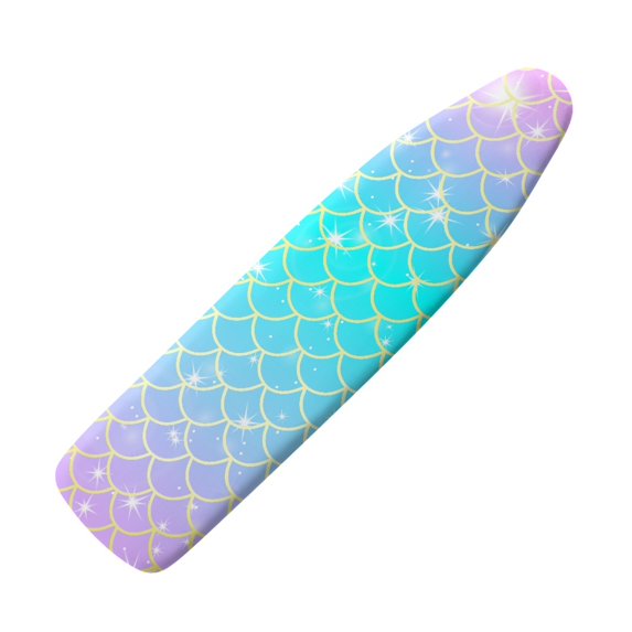 HELLHERO Mermaid Ironing Board Cover, Lightweight Breathable Ironing Board Cover Protector, Dirt-Proof Heat-Resistant Ironing Protector for Ironing Board, Home Decorations