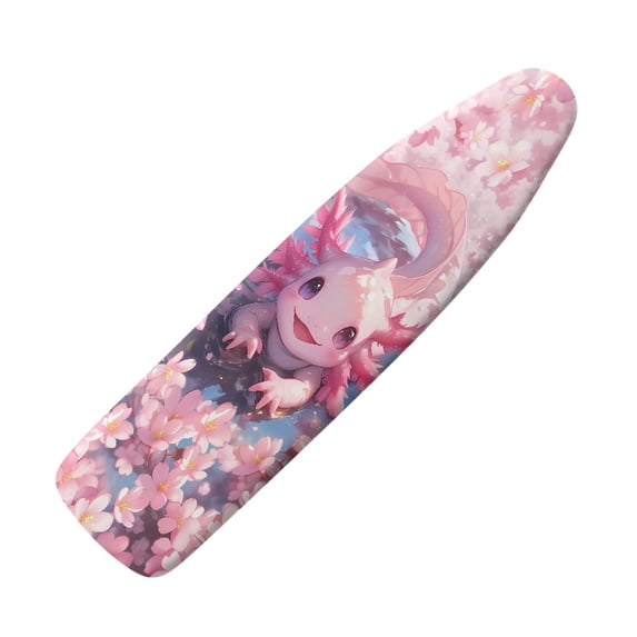 HELLHERO Merry Christmas Ironing Board Cover 3 Fasteners Hook and Loop Elastic Edge Ironing Board Dustproof Cover 15x54 Inch(Not Heat Insulating) Salamander Floral Pattern
