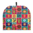 thumbnail image 1 of HELLHERO Mexican Fiesta Tile Pattern Tea Cozies Covers Insulating Warming Keep Warm, for Gift, 1 of 8