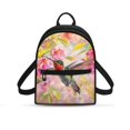 thumbnail image 1 of HELLHERO Mini Cell Phone Purse with Hummingbird Floral Print, Polyester Adjustable Travel Daypack for Women and Teens Walking, 1 of 8