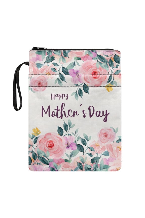 Mother's Day Polyester Bible Case Book Lovers Gifts Book Organizer Bag Retro Textbooks Student Gift Bag