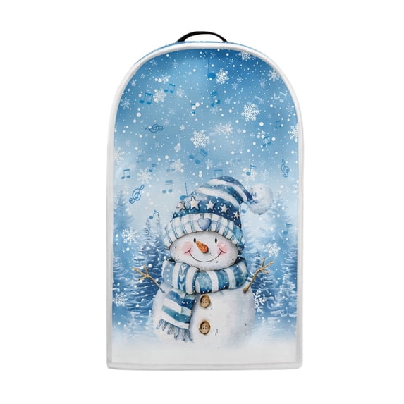 HELLHERO Multifunctional Blender Dust Cover Thickened Kitchen Blender Dust Covers for Kitchen Christmas Snowman Music