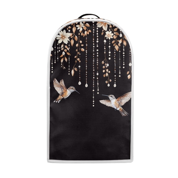 HELLHERO Multifunctional Blender Dust Cover Univesal Polyester for Home Kitchen Indoor, Hummingbird Floral Pattern
