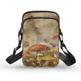 thumbnail image 1 of HELLHERO Mushroom Adjustable Crossbody Bag Polyester with Shoulder Strap Underarm Shoulder Bag for Daily Commute or Casual Outings, 1 of 7