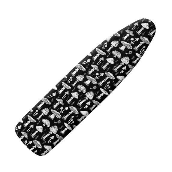 HELLHERO Mushroom Pattern Ironing Board Cover Replacement Elastic Edge Polyester Fiber Fabric for Tailor Shop