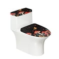 thumbnail image 1 of HELLHERO Mushroom Toilet Lid Cover 2 Piece Polyester Easy to Install for Women, 1 of 4