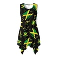 thumbnail image 1 of HELLHERO Music Flag Sleeveless Sundress for Travel Daily Wear, Side Pockets With Side Pockets Sleeveless Dress, 1 of 8