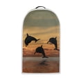 thumbnail image 1 of HELLHERO Not Easy to Fade Kitchen Accessories Univesal Hand Strap for Home Kitchen Indoor(Dolphin Silhouettes at Sunset), 1 of 3