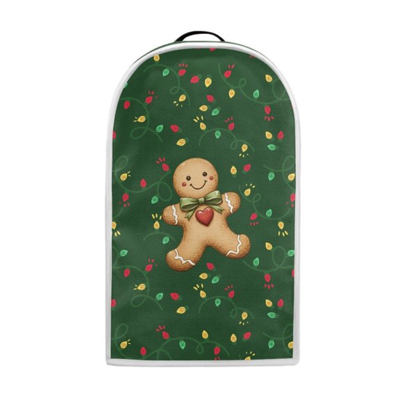 HELLHERO Not Easy to Fade Mixer Blender Cover with There is only one dust cover Hand Strap 15.94"H x 9.45"L x 7.28"W, Christmas Gingerbread Man