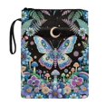 thumbnail image 1 of HELLHERO Notebook Wraps for Teachers, Book Storage Bag, Decorative Design, Storage & Portability for Textbooks, Fantasy Butterfly & Mushroom, 1 of 8