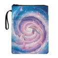 thumbnail image 1 of HELLHERO Notebook Wraps with Pocket Polyester Carrying Book Case Book Sleeve Zipper Book Organzier Holder with Book Protection for Readers Gift Bag, 1 of 8
