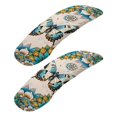 thumbnail image 1 of HELLHERO Office Chair Armrest Cover 2 Pcs, Butterfly Mandala Print Elastic Gaming Chair Armrest Slipcover Stretchable, Washable Desk Chairs Arm Rest Cover, 1 of 7
