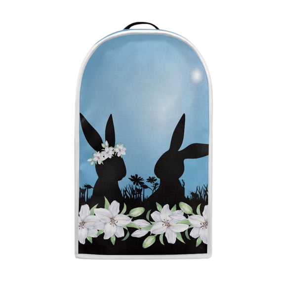 HELLHERO Oil Proof Mixer Blender Cover with Handle There is only one dust cover 15.94"H x 9.45"L x 7.28"W,Rabbit Flower