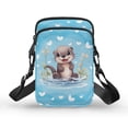 thumbnail image 1 of HELLHERO Otter Shoulder Bags Polyester Double Layer Sling Bag for Travel, 1 of 7