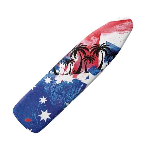 HELLHERO Palm Stars Stripe Iron Board Cover 3 Fasteners Replacement Elastic Edge Hook and Loop