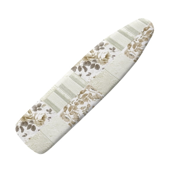 HELLHERO Patchwork Floral Design Anti-Slip Ironing Board Cover Elastic Edge Dust Proof Protection Snug Fit Ironing Board Covers Polyester for Mom Wife Gifts