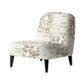 thumbnail image 1 of HELLHERO Patchwork Floral Design Slipper Chair Protector, Decorations Dustproof Armless Accent Chair Protector for Hotel Living Dining Room, 1 of 8