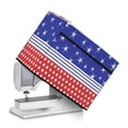 thumbnail image 1 of HELLHERO Patriotic Stars Stripes Sewing Machine Carrying Cover with Pockets for Extra Accessories Storage Pocket Foldable Reusable Lightweight, 1 of 8