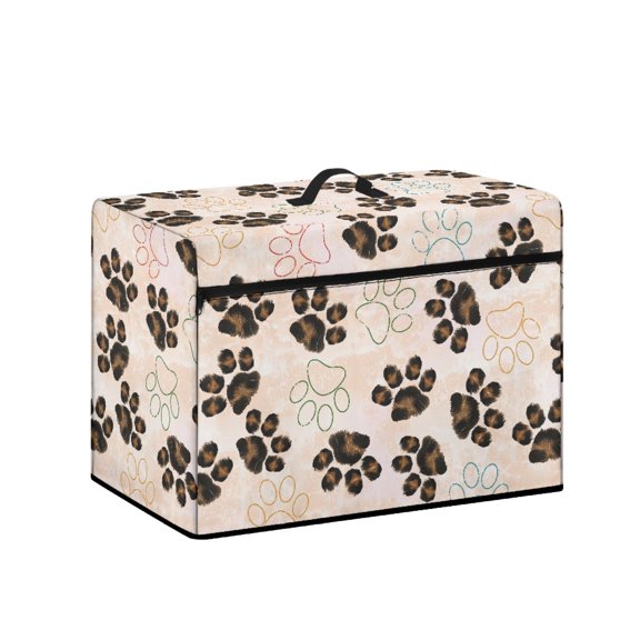 HELLHERO Paw Pinrts Dust Cover for Sewing Machine Stylish Home Accessories Waterproof Cover Reusable