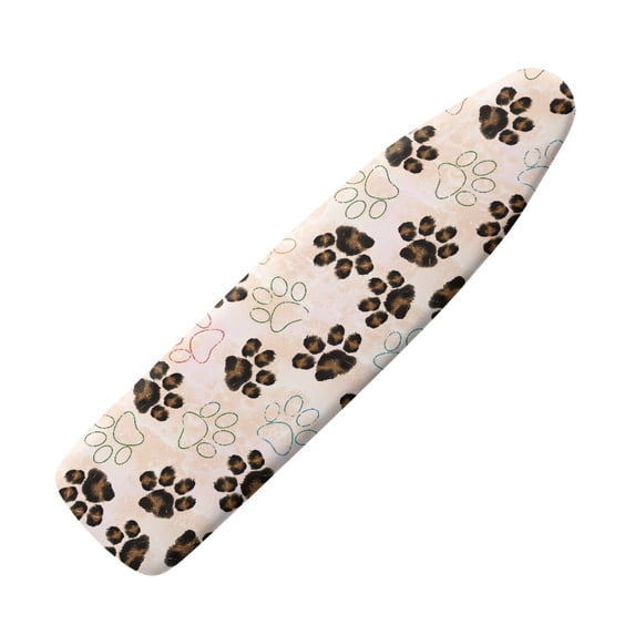 HELLHERO Paw Pinrts Iron Board Cover Hook and Loop Fastener Strap Elastic Edge Washable Replacement(Not Heat Resistant)