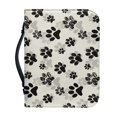 thumbnail image 1 of HELLHERO Paw Print Bible Cover Bookmark Belt for Casual Outdoor Christian Prayer, PU Leather Protective Church Bible Bag, 1 of 12