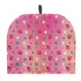 thumbnail image 1 of HELLHERO Paw Print Pattern Teapot Dust Cover Insulating Warming Dust Proof Coffee Pot Cloth Covers, 1 of 8