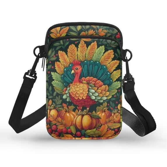 HELLHERO Peacock Crossbody Bag Trendy, with Shoulder Strap for Travel, Outdoor and Daily Use, Outdoor Holiday Travel