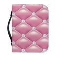 thumbnail image 1 of HELLHERO Pearl Embellishment Bible Cover with Protective Book Holder Bible Covers for Church, PU Leather Church Bible Bag for Bible Study, 1 of 12
