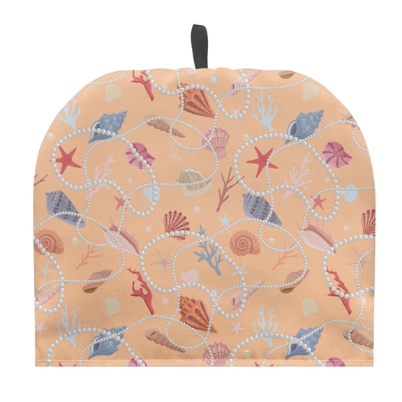 HELLHERO Pearl Shell Pattern Tea Cozies Covers Warming & Insulating Lightweight Portable for Kitchen