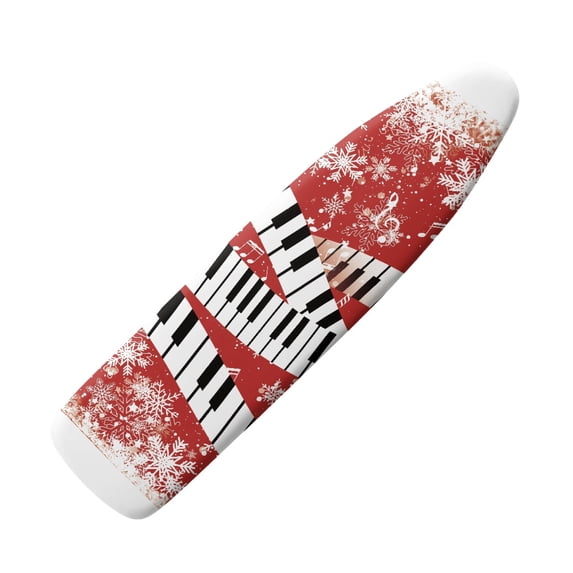 HELLHERO Piano Keys Iron Board Cover 15x54 Inches Polyester with Elastic Border Universal Fit for Laundry Room