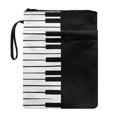 thumbnail image 1 of HELLHERO Piano Pattern Design Book Protector with Waterproof Polyester Book Sleeve Cover with Zipper for Paperbacks Protector Wrap Bag Easy Carry Book Case, 1 of 8
