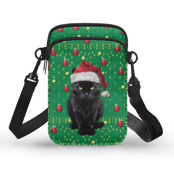 HELLHERO Piano Pattern Design Travel Crossbody Purse, with Adjustable Strap, Travel, Outdoor and Daily Use Polyester 4.33x1.97x7.09