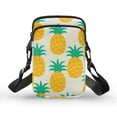 thumbnail image 1 of HELLHERO Pineapple Pattern Cross Body Purse with Zipper Closed Outdoor Daily Use Women Crossbody Small Bags Double Layer, 1 of 6