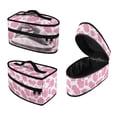 thumbnail image 1 of HELLHERO Pink Cow Pattern Protective Travel Steamer Storage Bag Lightweight Organizer with Smooth Zipper Portable Iron Case, Bag Only, 1 of 6