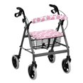 thumbnail image 1 of HELLHERO Pink Cow Pattern Seat & Backrest Covers Anti-Slip Cover for Outdoor Park Home Parks Rollator Seat Covers, 1 of 7