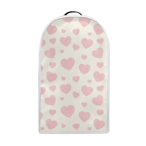 HELLHERO Pink Heart Pattern 1Set Mixer Cover Polyester Top Handle for Household Users