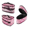 thumbnail image 1 of HELLHERO Pink Tie-Dye Pattern Iron Carrying Bag Travel Steamer Bag, Case Only, 1 of 6