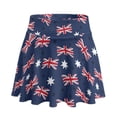 thumbnail image 1 of HELLHERO Pleated Skort with Australian Flag Pattern, High Waisted Tennis Golf Skirt for Athletic Workout and Pickleball, 1 of 9