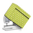 thumbnail image 1 of HELLHERO Polka Dot Lime Green Background Sewing Machine Cover with Pockets for Extra Accessories Dustproof Protective Case Reusable Fits Most Sewing Machines, 1 of 8