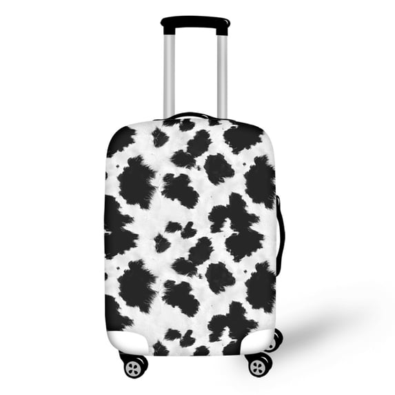 HELLHERO Polyester Ammonia Fabric Suitcase Sleeve for Travel Anti-scratch Easy Clean Anti-abrasion, Cow-Patterned