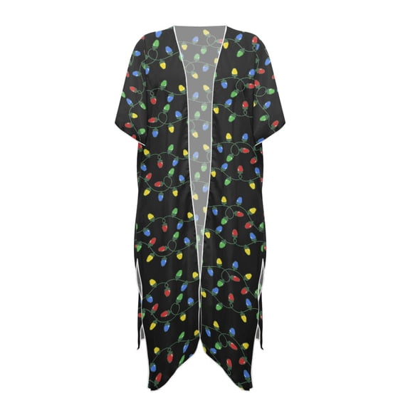 HELLHERO Polyester Bathing Suit Cover Up for Beach Quick Dry Breathable Lanterns