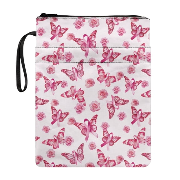 HELLHERO Polyester Book Cover Sleeve for Books Lovers - Vintage for Journals Planners Books Waterproof, 11.42 x 8.66 Inch, Butterflies and Roses