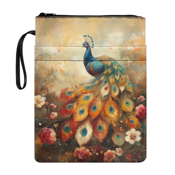 HELLHERO Polyester Book Cover for Readers Retro for Classroom Library Lightweight, 8.66 x 11.42