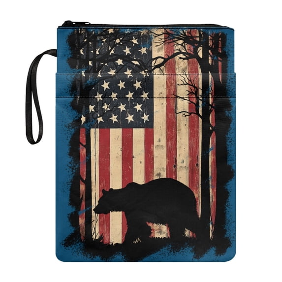 HELLHERO Polyester Book Sleeve Cover for Fater Classic for Textbooks Paperbacks Bag Decorative Design, 11.42 x 8.66 Inch