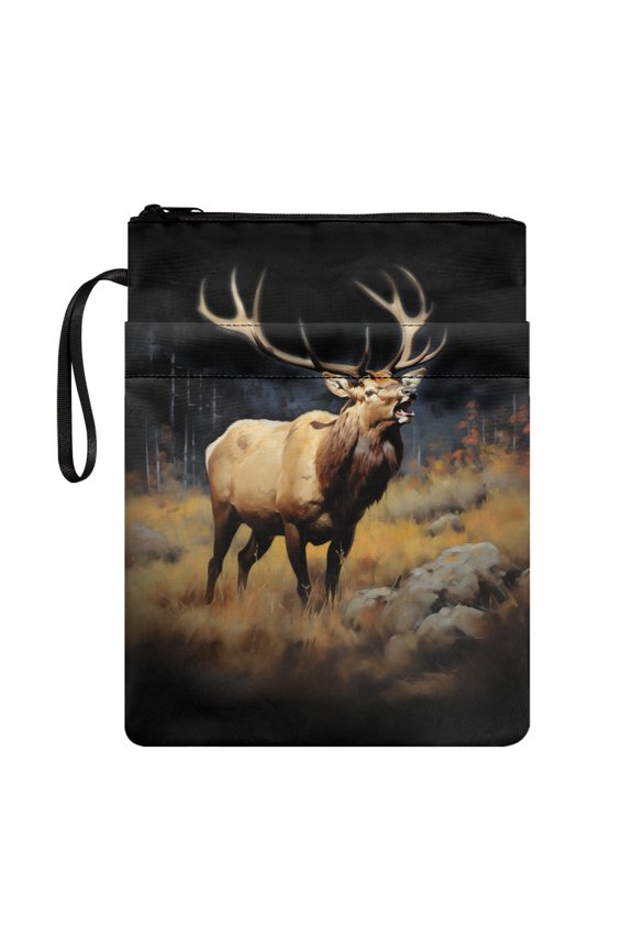 Polyester Book Sleeve for Reading Lovers Classic for Hardcover Notebook Journal Textbooks Paperbacks Handle