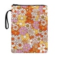 thumbnail image 1 of HELLHERO Polyester Books Sleeve for Readers Book Lovers Gifts for Bible or Book Lightweight, Retro Daisy, 1 of 4