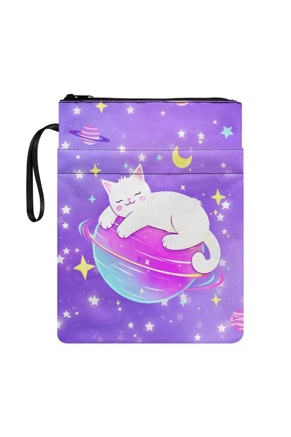 Polyester Books Sleeve for Teachers - Retro for Prayer Study Waterproof, 8.66 x 11.42