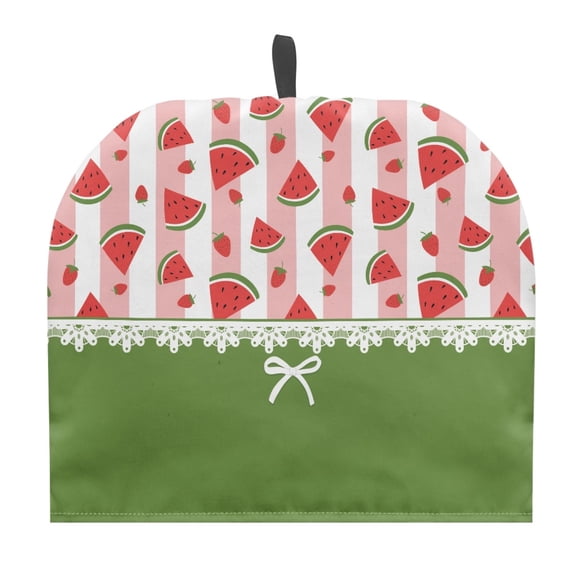 HELLHERO Polyester Canvas Teapot Cover Keep Warm Easy to Clean Large Teapot Cover Tea Cozies Covers Watermelon