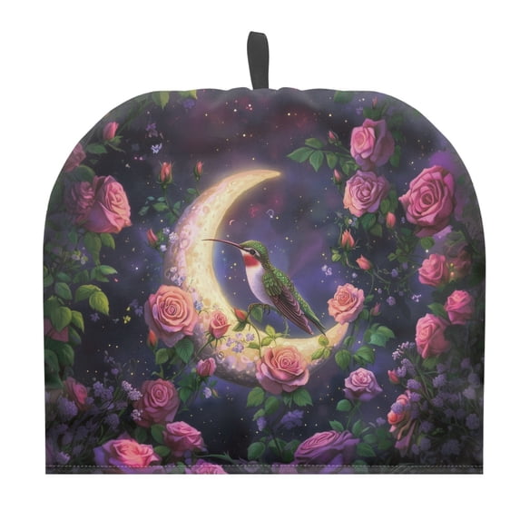 HELLHERO Polyester Canvas Teapot Protective for Mom for Office Hummingbird Moon